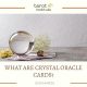 What are crystal oracle cards featured