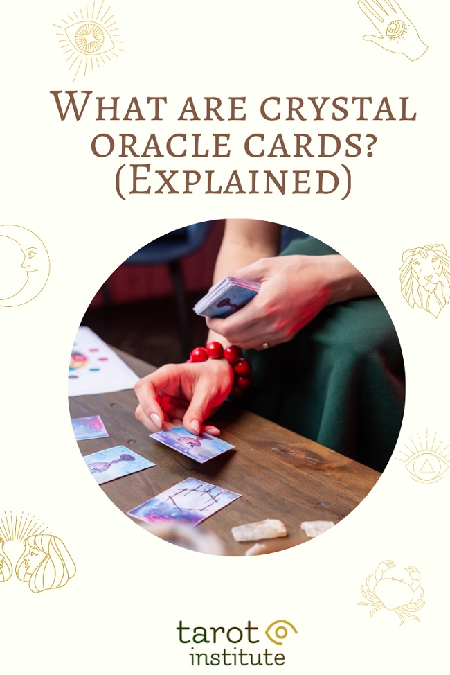 What are crystal oracle cards pin by tarotinstitute