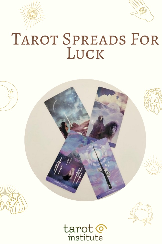 Tarot Spreads For Luck pin by tarotinstitute