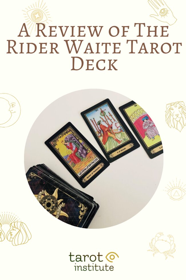 A Review of The Rider Waite Tarot Deck pin by tarotinstitute