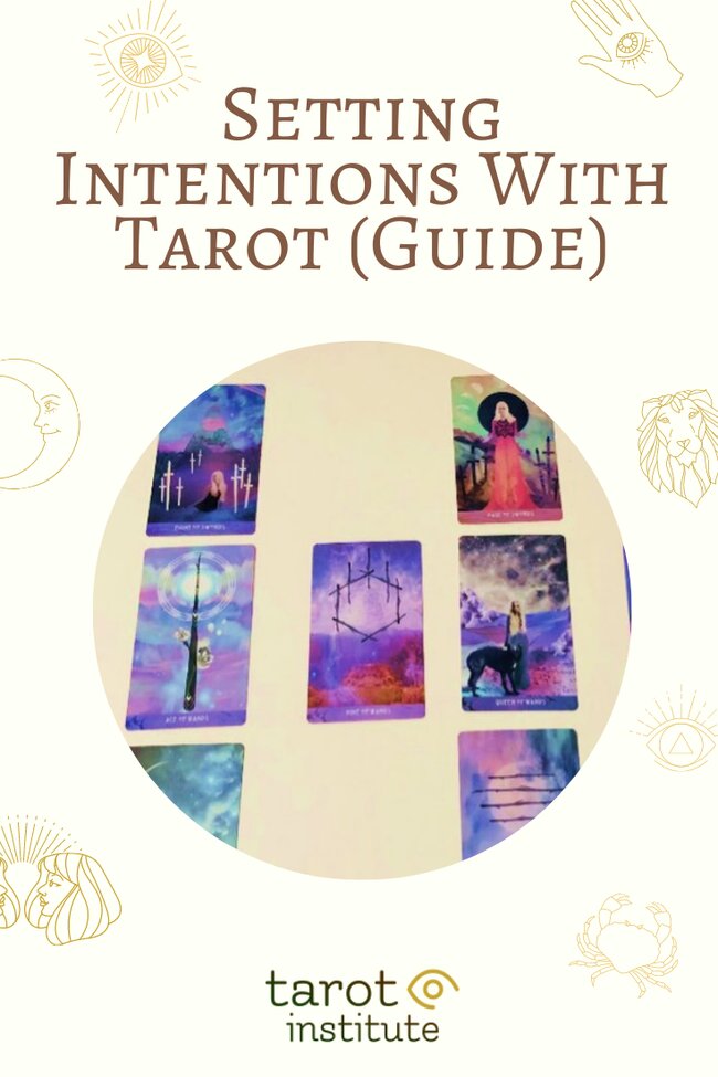 Setting Intentions With Tarot pin by tarotinstitute