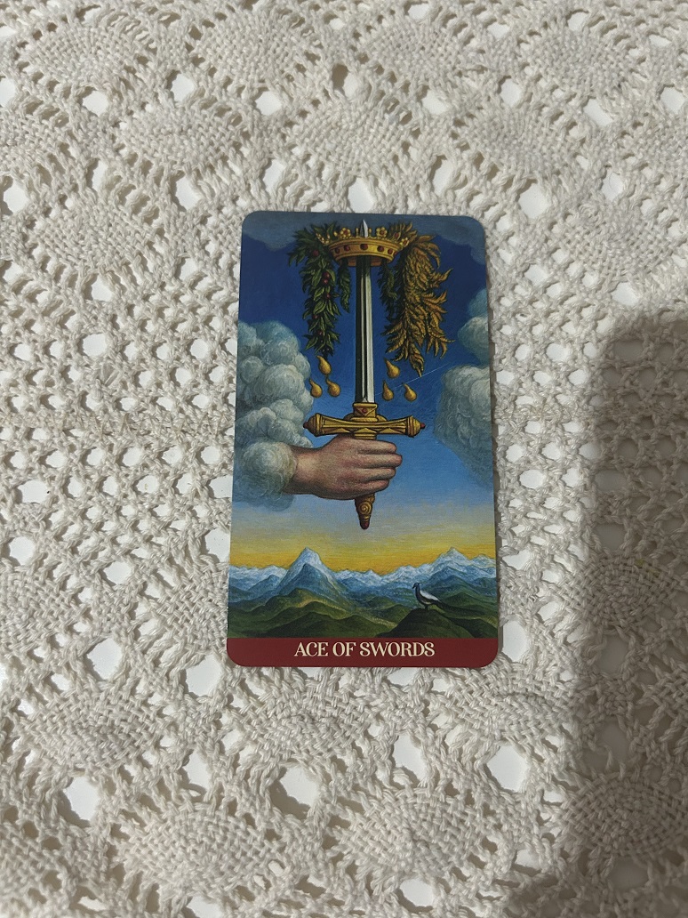 Ace of Swords Tarot Card Photo by Tarot Institute 2