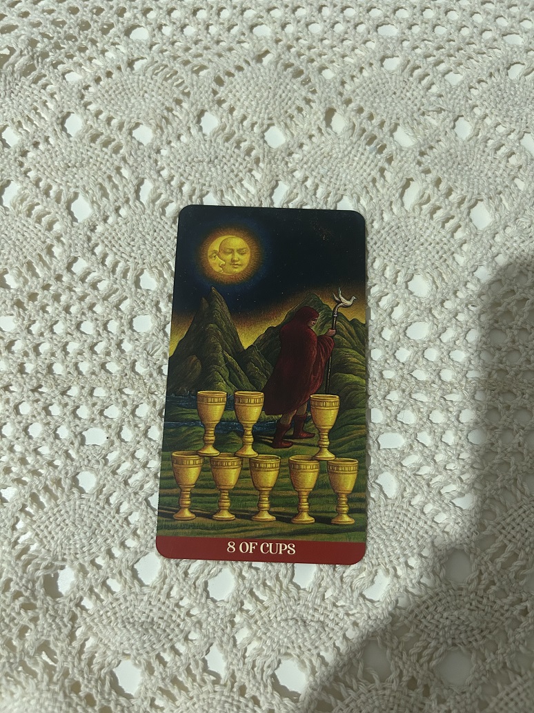 Eight of Cups Tarot Card Photo by Tarot Institute 2