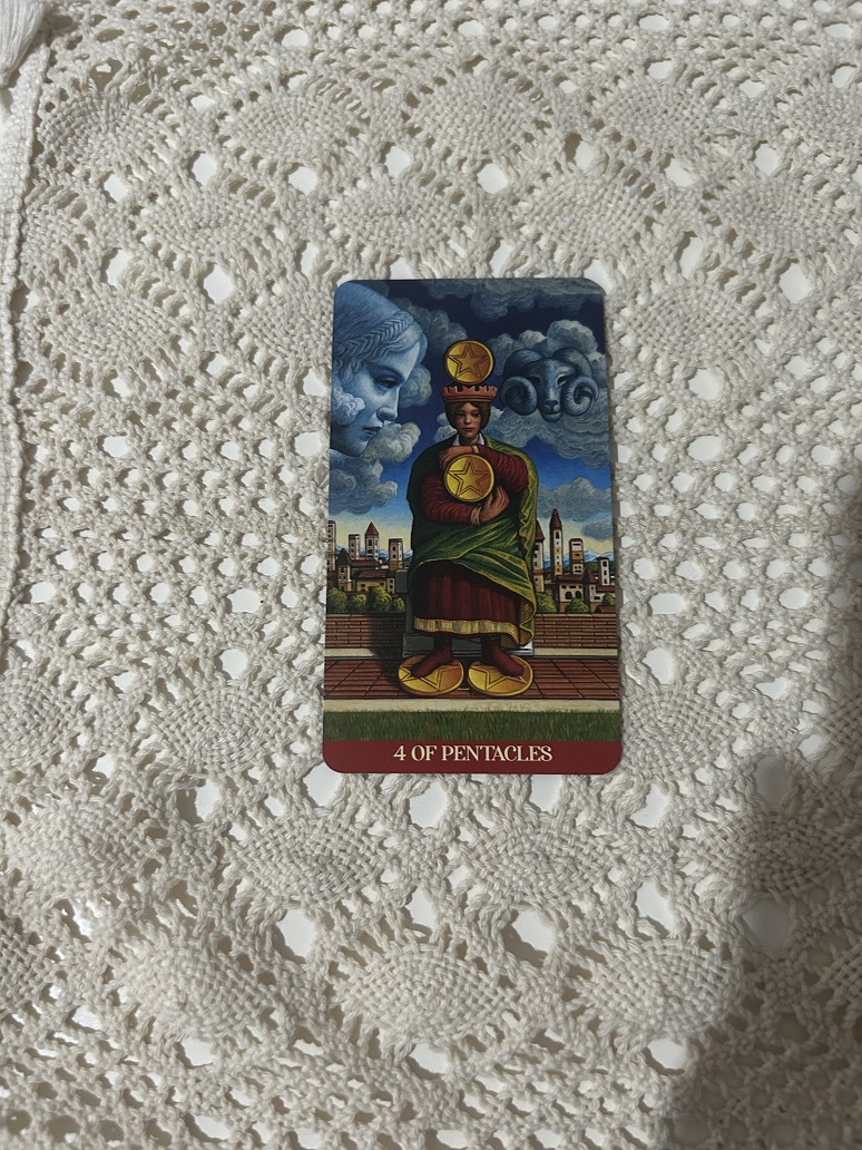 Four of Pentacles Tarot Card Meaning and Interpretation - Tarot Institute