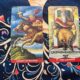 Knight of Swords and The Emperor photo by Tarot Institute