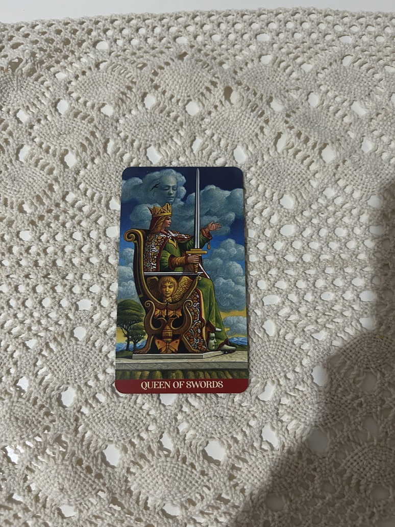 Queen of Swords Tarot Card Photo by Tarot Institute 2