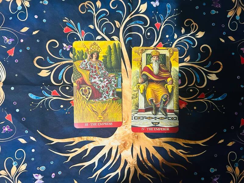 The Empress and The Emperor photo by Tarot Institute