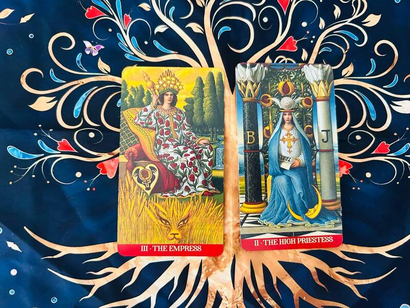 The Empress and the High Priestess photo by Tarot Institute