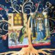 The Five of Pentacles and The High Priestess photo by Tarot Institute.