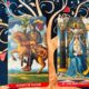 The Knight of Wands and the High Priestess photo by Tarot Institute