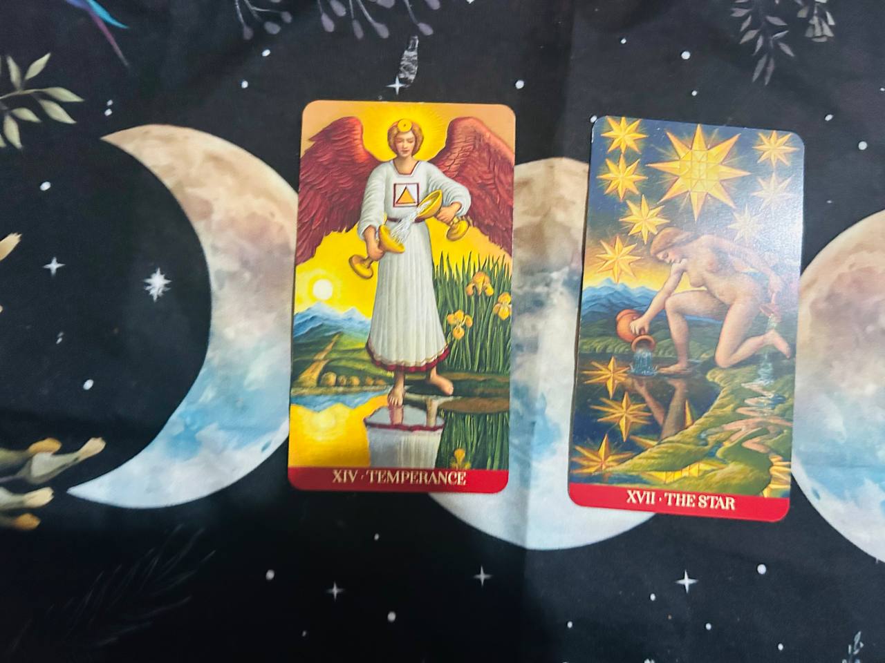 Temperance and The Star photo by Tarot Institute