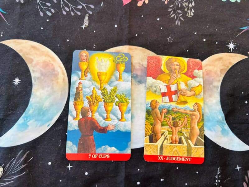 Seven of Cups and Judgement photo by Tarot Institute.j